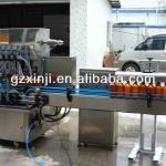 automatic cosmetic/food/chemical production line with filler / capping machine / labeling machine