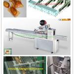 Horizontal plastic film flow-wrapping machine for preserved fruits