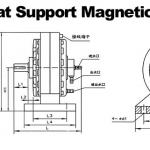 shaft link seat support magnetic brake-