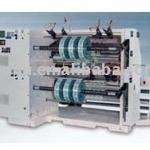 Duplex center slitter rewinder for printed materials