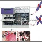 Full automatic soft handle sealing machine,two side loop handle sealing machine, handle bag making machine