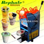 Plastic cup sealing machine