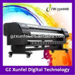 Fast speed !!! Solvent Printer Flex Banner Machine TW-3308HD with 8pcs seik0 head printing Vinyl