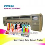 large format tarpaulin printer 3.4m* 4 PCS SPT1020/35PL 1440DPI