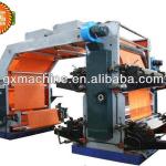 Four Colors High Speed Non Woven Material Flex Printing Machine