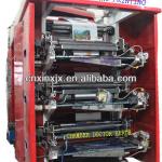 six color stack type flexographic printing machine 600-1000mm width