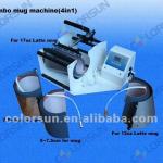 Multifunction combo mug press machine(4in1)-