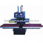 Pneumatic double stations heat transfer printing machine .rhinetone transfer printing machine