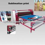 Roll heat press bed sheet print machine/roller sublimation machine