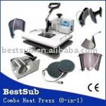 8-1 Combo Heat Press machine