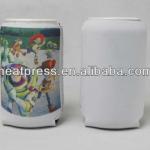 2013 new sublimation blank white can cooler with bottom