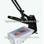Semi-auto hot transfer presses machine print clothes-
