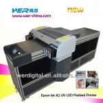 small uv printer for any hard materials, A2 size with eight colors