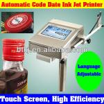 Industrial E500 Date Code Ink Jet Printer with Wide Applications for Bottles,Cups,Glass,Food,Cosmetic,Cable,etc.86-18638679916