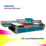 wer china flatbed uv printer WER-EF2814UV