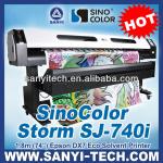Sinocolor SJ740i Eco Solvent Printing Machine---With Epson DX7 Heads,1.8/3.2m