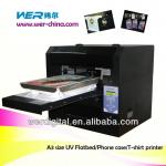 cell phone case printer for any hard materials, A3 size with eight colors and high resolution