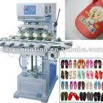 ZKA-L4C four color semi-automatic pad printing machine with conveyor