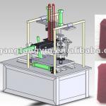 Automatic wrapping machine for jewelry box pad-