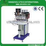 UPS-150-6 Automatic Six Color Pad Printing Machine with Conveyor