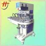 Hengjin 4 color automatic tampo printing machine for sale with conveyor