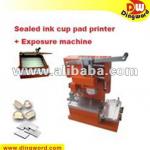 Manual pad printing machine, pad printer+cliche making kit