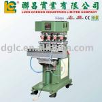 four Color Pad Printing Machine with Shuttle(double cylinder print head)