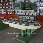 Four Colour Ink well Pad Printer with conveyor