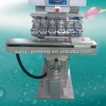 ZKB-SM6S 6 color helmet pad printing machine