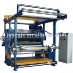leather and fabric plane or bump embossing machine-