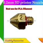 0.2mm 3D printer nozzle/Print head Mk7 MK8 Makerbot common use ----3D printer accessories fatory price