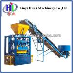 Concrete block making machinery for small industries QT4-24 brick machine-