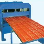 Glazed colored steel tile forming machine for roof