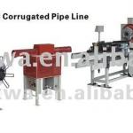 PE/PP/PA/PVC Single Wall Corrugated Pipe Extrusion Line