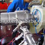 twin extruder pe pipe production line