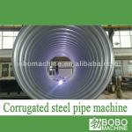 Corrugated steel pipe making machine