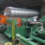 Corrugated steel pipe making machine-
