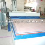 Colored laminated glass forming machine