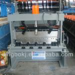 5.5KW glazed roofing tile roll forming machine with automatic stacker