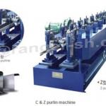 Combined C and Z Purlin Forming Machine, Interchangeable C and Z Purlin Forming Machine