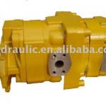 Komatsu loader WA120 double hydraulic gear pump,705-51-32000