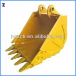 yellow E200B0.8CBM standarad general purpase bucket for caterpillar
