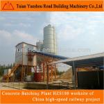 Railway project of Concrete Batching Plant HZS180