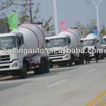 DONGFENG 6*4 drive concrete mixer truck with Cummins engine 375Hp-