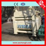 High Quality SGS,CE ISO approved hot sale!!! JS1000(50~60m3/h) twin shaft cement mixer with lift