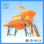 foam JS1500 two shaft concrete mixing machine with diesel engine