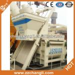 CE certificate Electric control double shaft JS1000 concrete mixer,double shaft concrete mixer