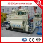 CE, ISO certified JS750 concrete mixer