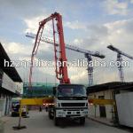 2012 Export to Singapore -- ISUZU 4R37M (Germany Rexroth Hydraulic System) SERMAC Technology Truck-mounted Concrete Pump Truck-