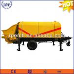 Hot sell small diesel engine trailer concrete pumps HBT-S60D-112-